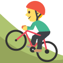 mountain bicyclist